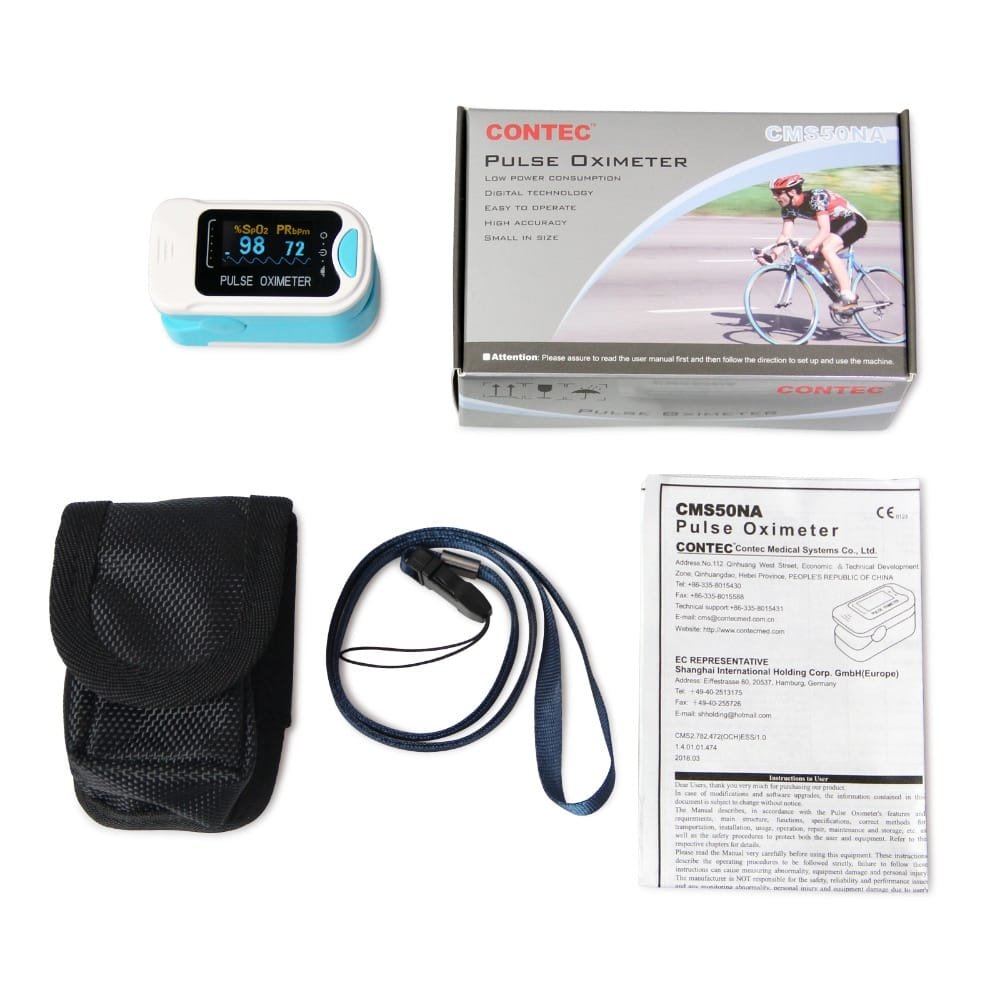 Pulsioxímetro Digital Contec CMS50N (Pantalla OLED) - Certificado FDA + Kit Completo - Image 8