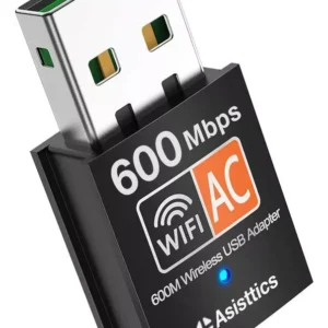 Adaptador WiFi USB 600Mbps Dual Band AC600 - Compatible Windows, Mac y Linux