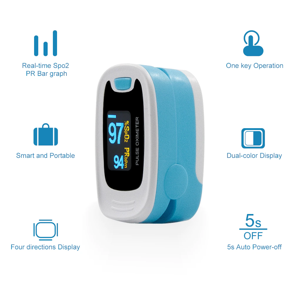 Pulsioxímetro Digital Contec CMS50N (Pantalla OLED) - Certificado FDA + Kit Completo - Image 15