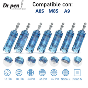 Cartuchos de Agujas para Dr. Pen M8S, A8S y A9 (Nueva Generación)